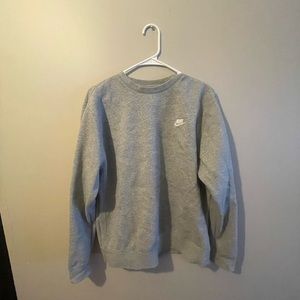 Nike gray crew neck